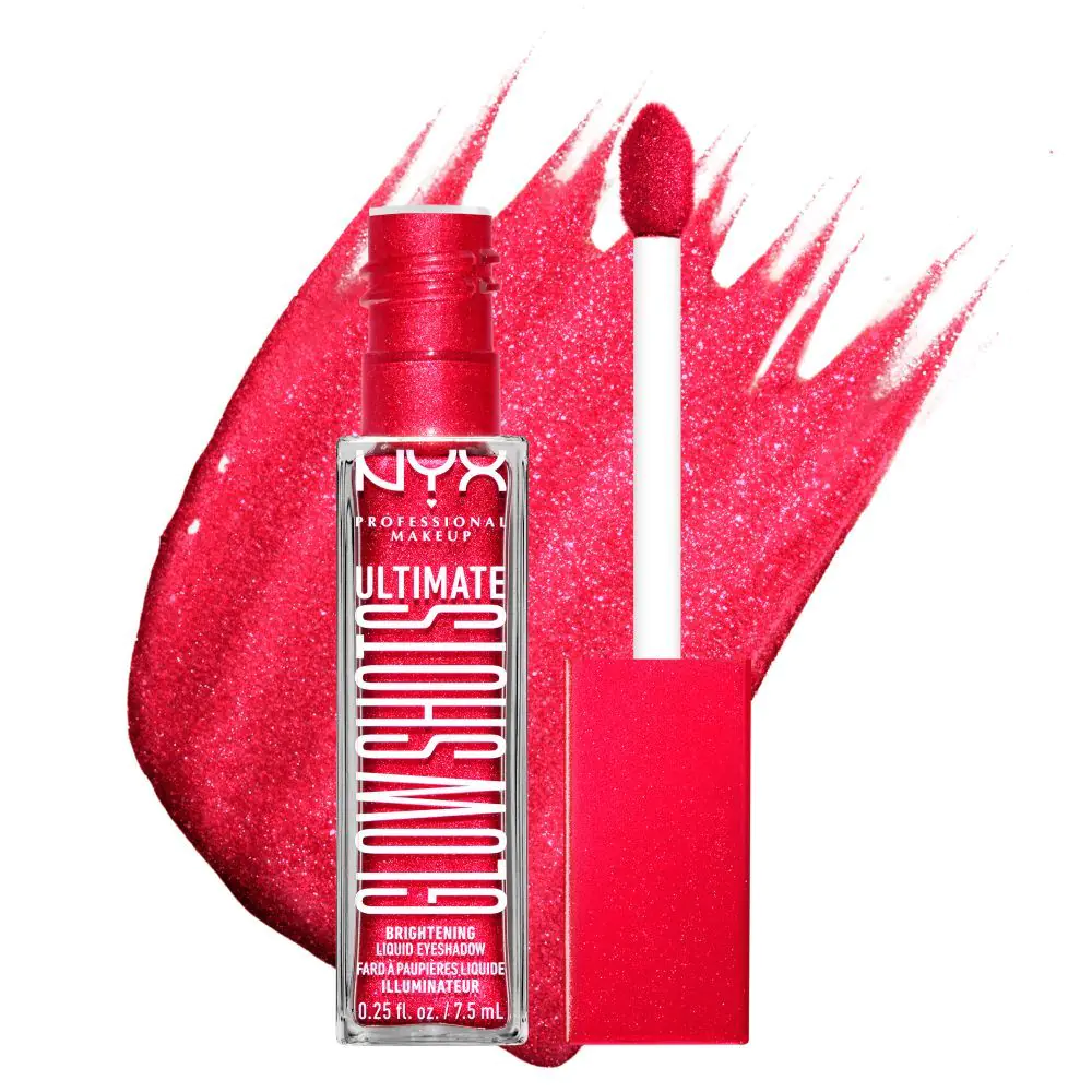 NYX Ultimate Glow Shots braškių skonio akių šešėliai