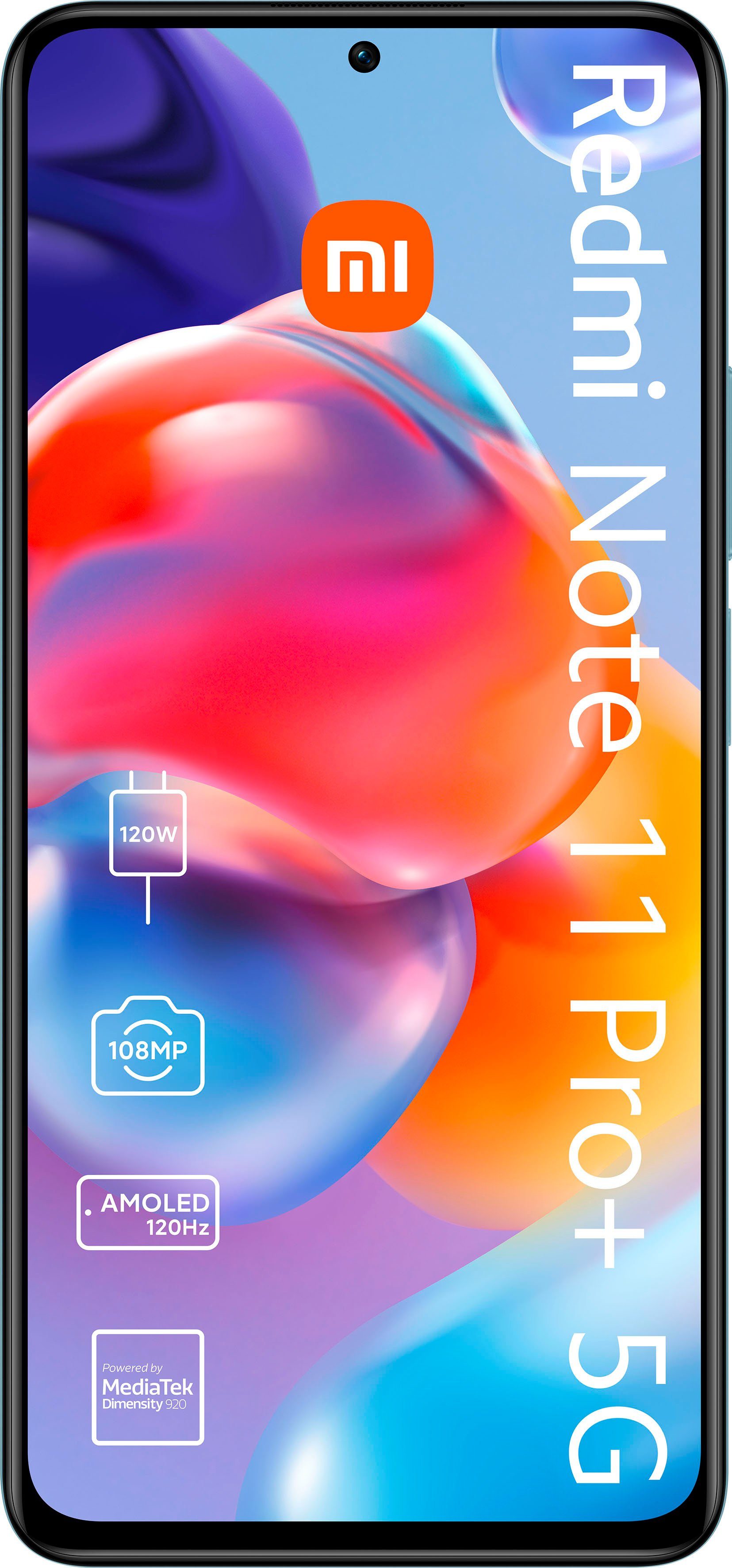 Xiaomi Redmi Note 11 Pro+ 5G Smartphone (16,94 cm/6,67 Zoll, 256 GB Speicherplatz, 108 MP Kamera)