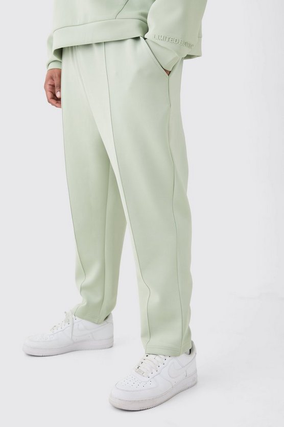 Plus schmale Slim-Fit Scuba-Jogginghose