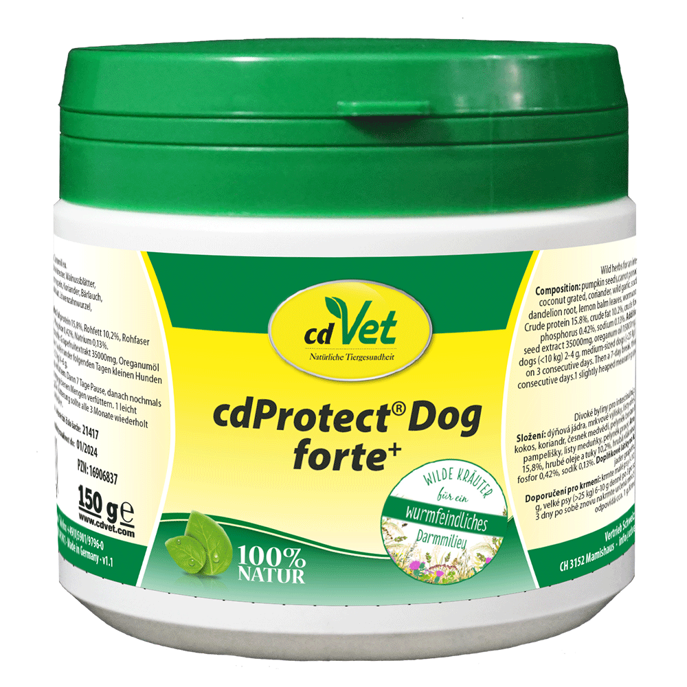 cdProtect Ergänzungsfutter & Aufzucht cdProtect Dog forte+ 150g 150 g