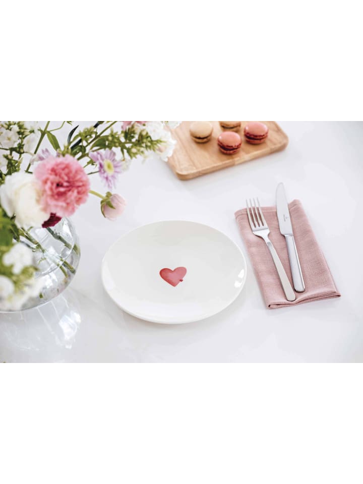 Villeroy & Boch 5er Set Frühstücksteller With Love ø 21,2 cm in bunt günstig kaufen onesize
