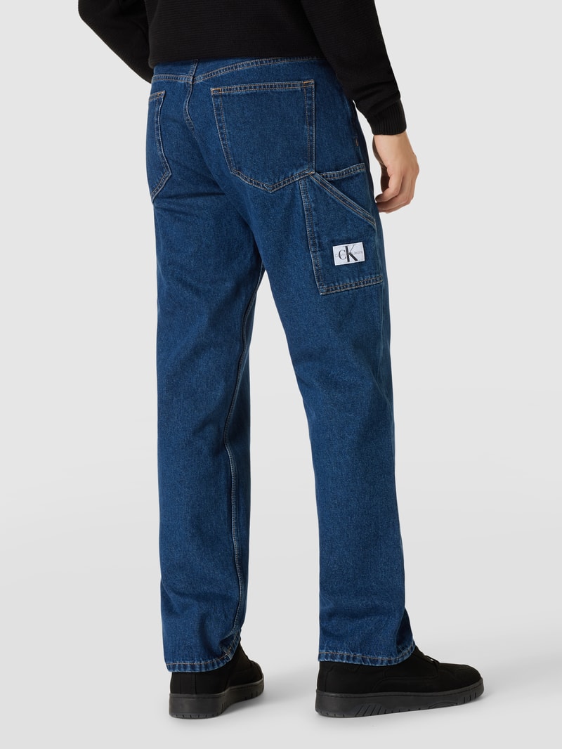 Straight Fit Jeans aus Baumwolle Modell '90S STRAIGHT UTILITY' in jeans