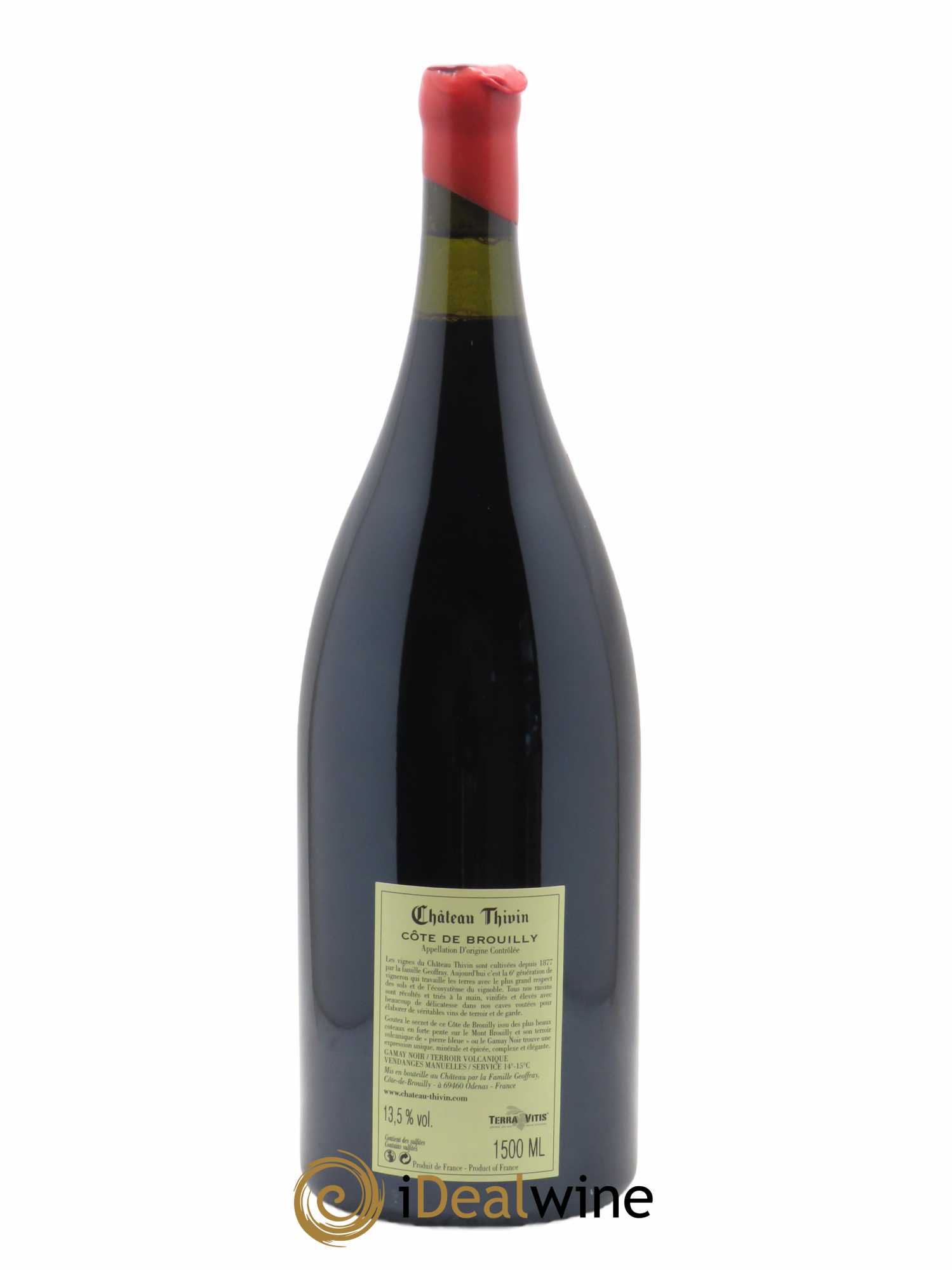 Côte de Brouilly Cuvée La Chapelle Château Thivin  2018 - Lot de 1 Magnum