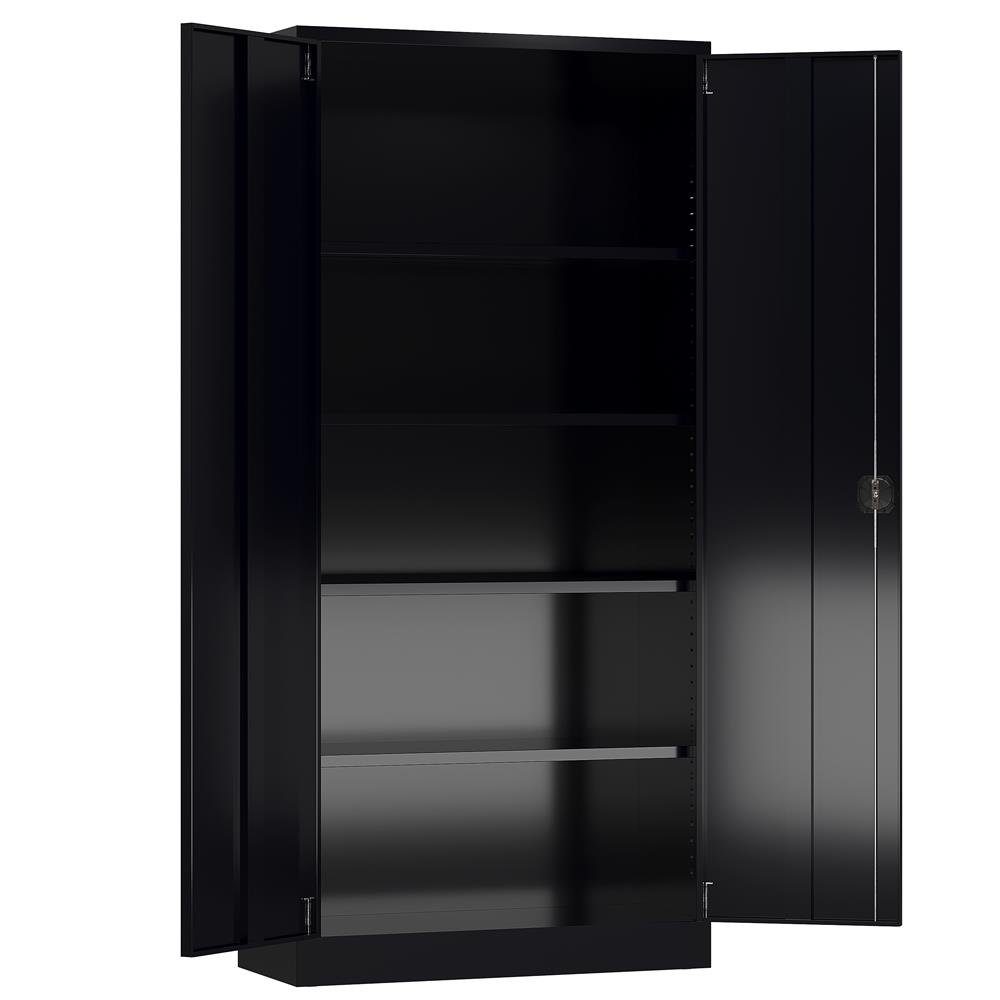 Steelboxx Mehrzweckschrank ClassiX Flügeltürenschrank, 1945 x 920 x 420 mm (1-St) Komplett montiert und verschweißt, keine Montage erforderlich
