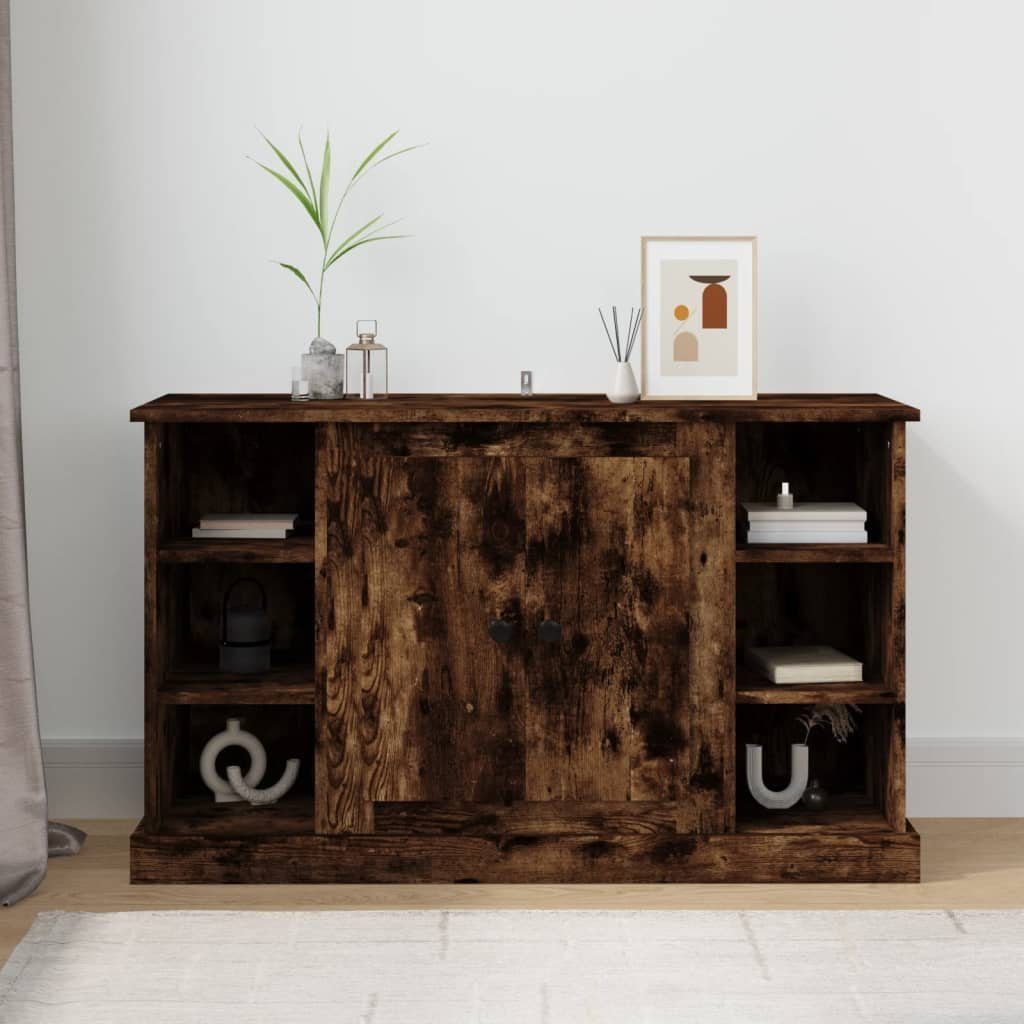 vidaXL Sideboard Sideboard Räuchereiche 100x35,5x60 cm Holzwerkstoff (1 St)
