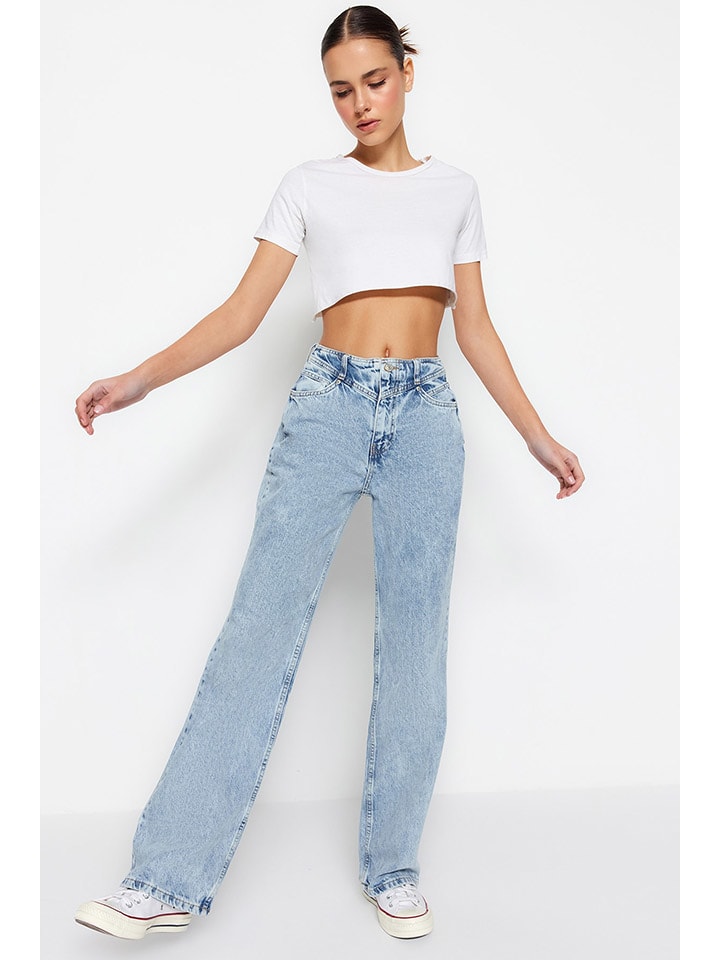 trendyol Jeans - Comfort fit - in Hellblau günstig kaufen