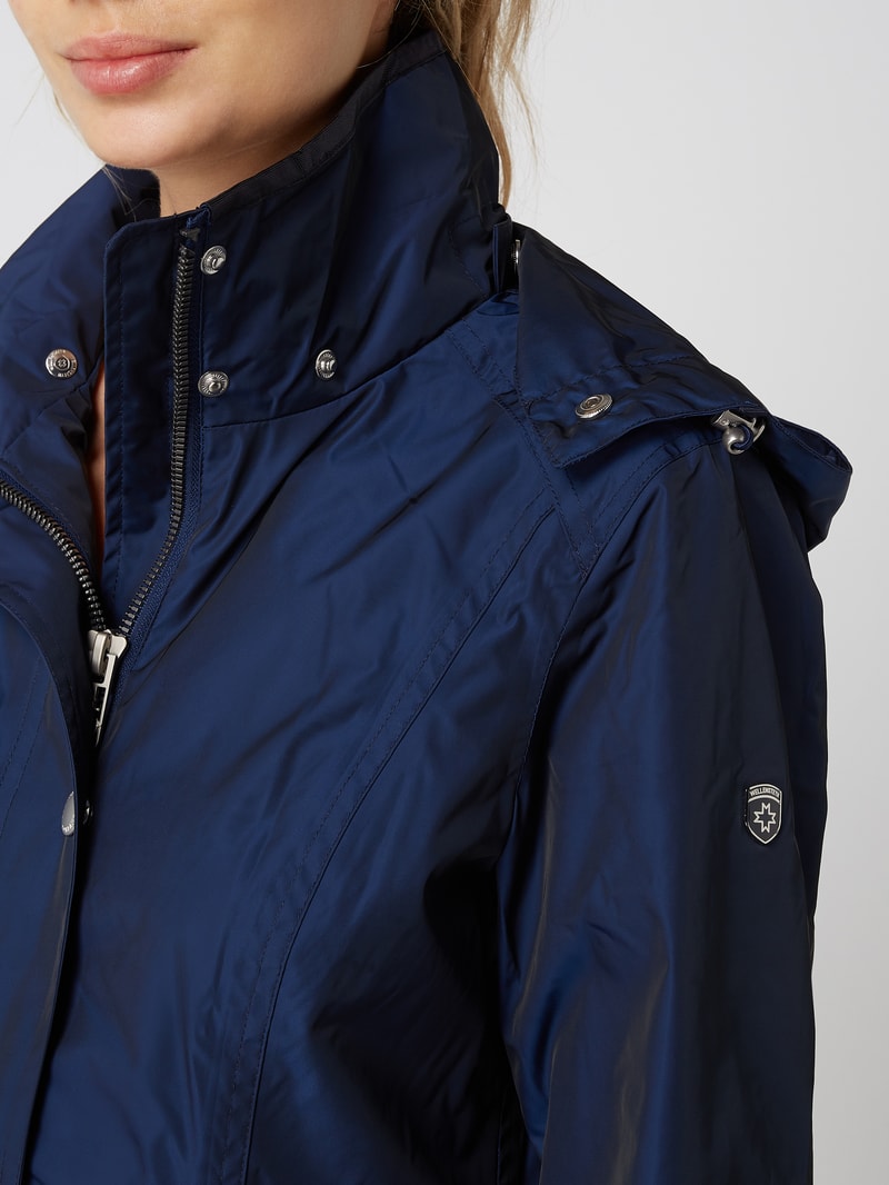 Romance 812 Funktionsjacke mit abnehmbarer Kapuze in blau