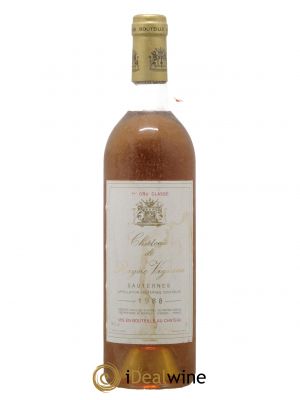 Château de Rayne Vigneau 1er Grand Cru Classé  1988 - Lot de 1 Bouteille