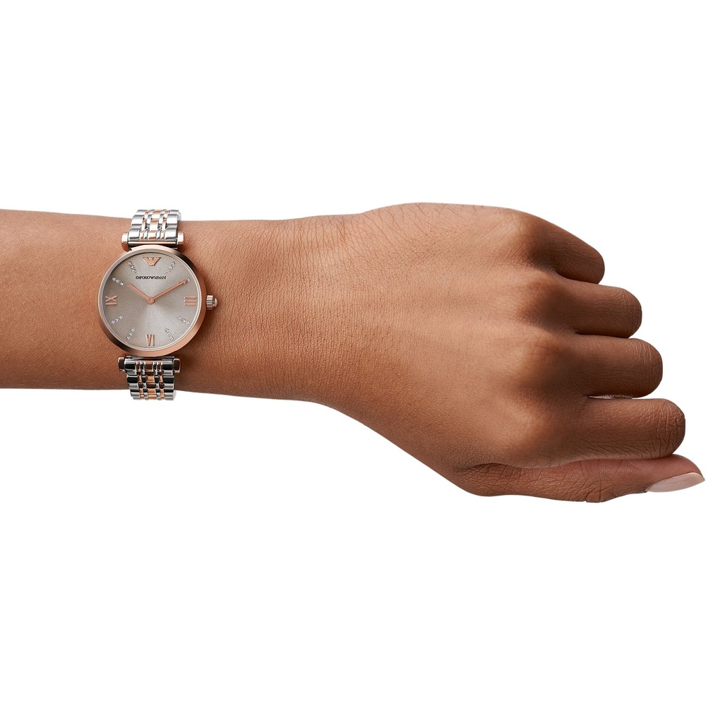 Emporio Armani Montre pour femme Acier inoxydable Montre