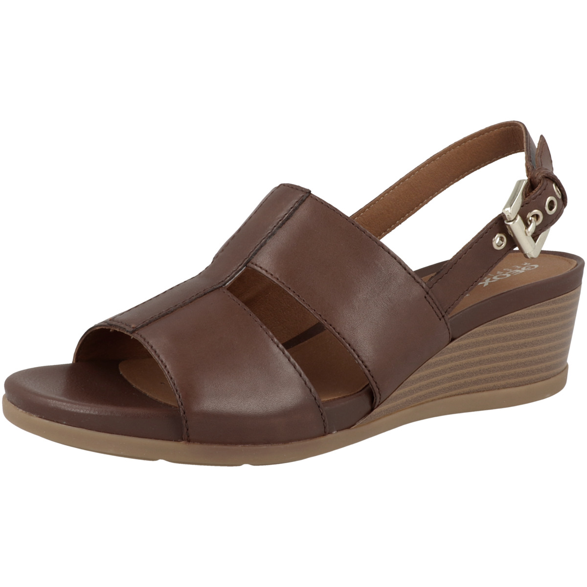 Geox D Marykarmen A Keilsandale braun