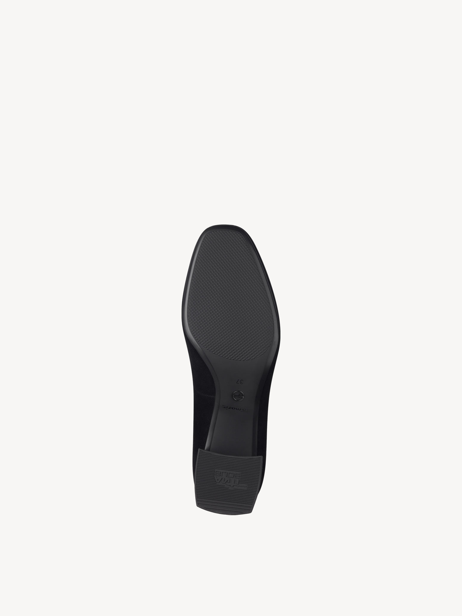 Escarpin en cuir - noir