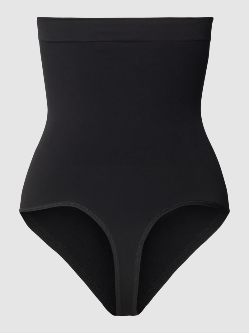 High Waist String mit Shape-Funktion in schwarz