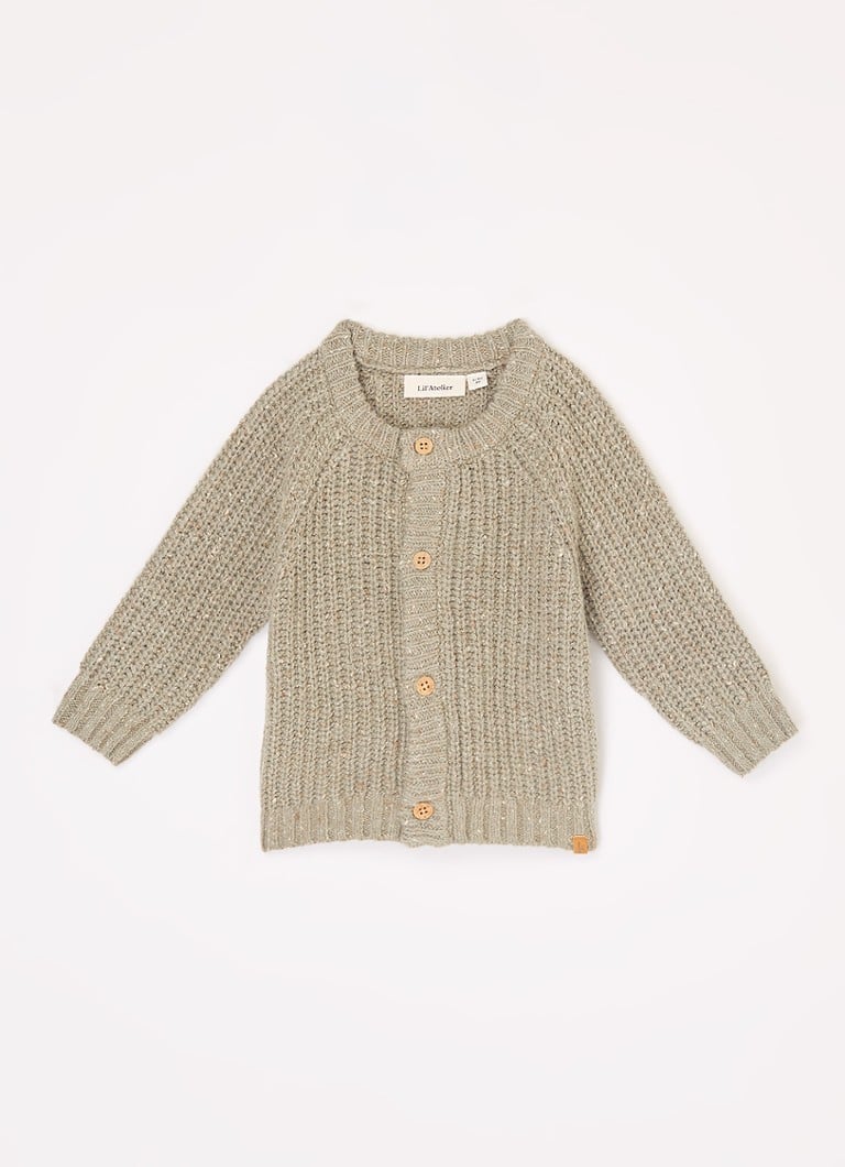 Cardigan gros din amestec de lână de la Lil' Atelier NBM Olfert