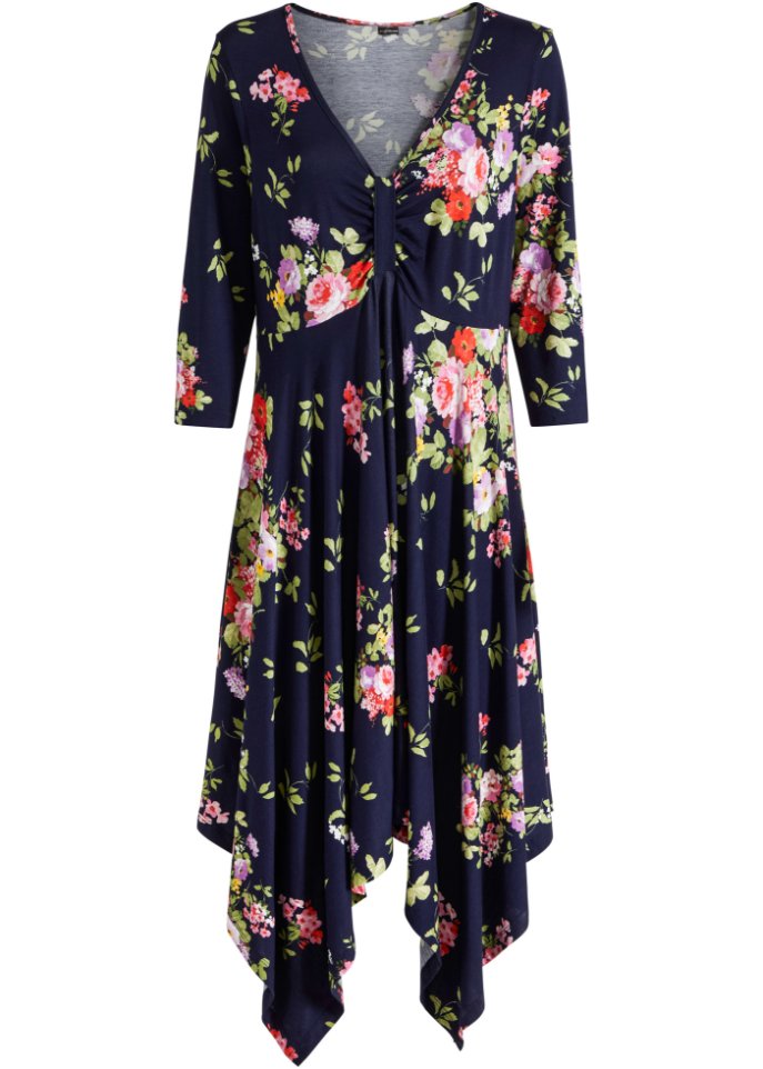 bedrucktes Kleid aus nachhaltiger Viskose
