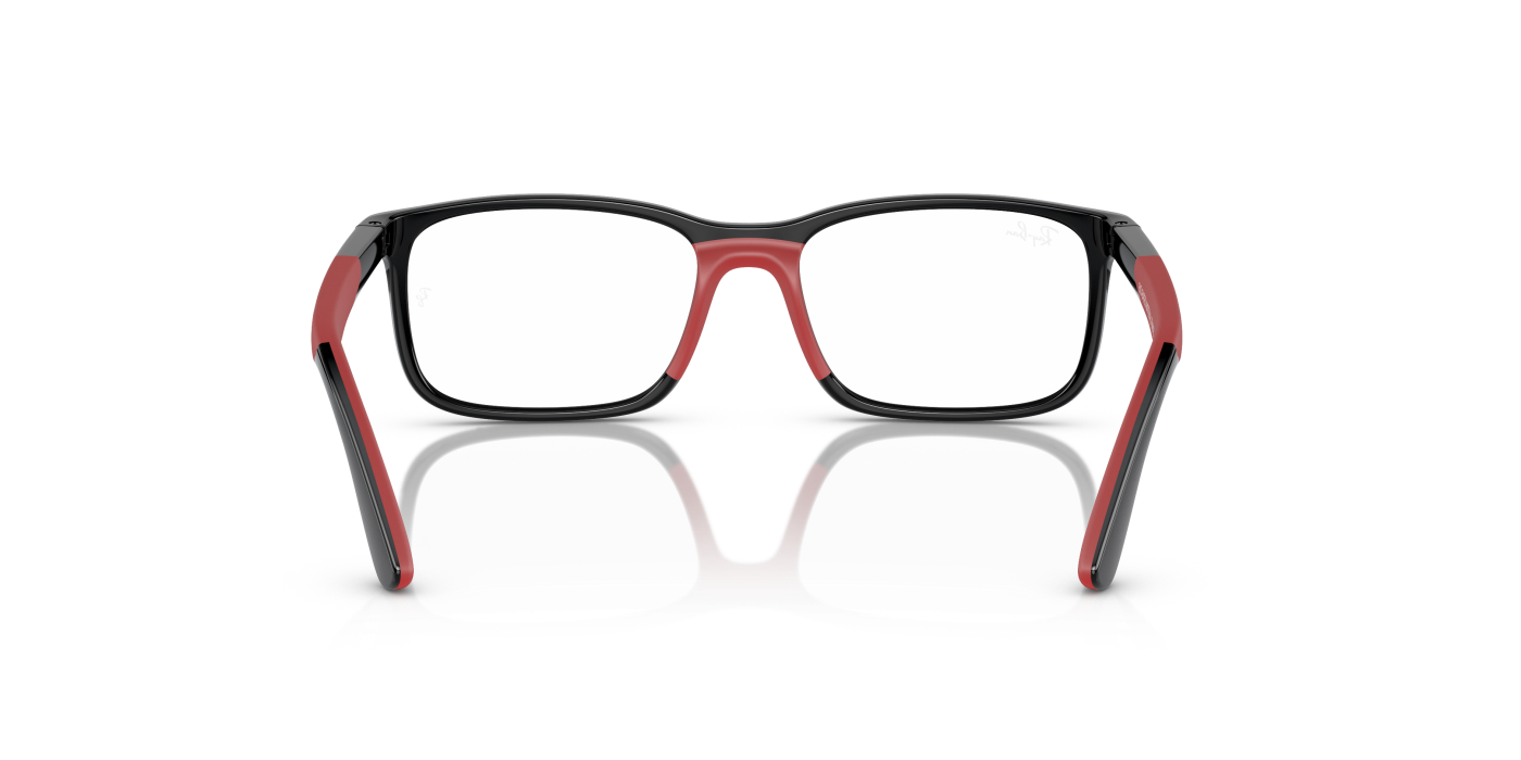 RB1621 OPTICS KIDS BIO-BASED - Negru lucios pe roșu