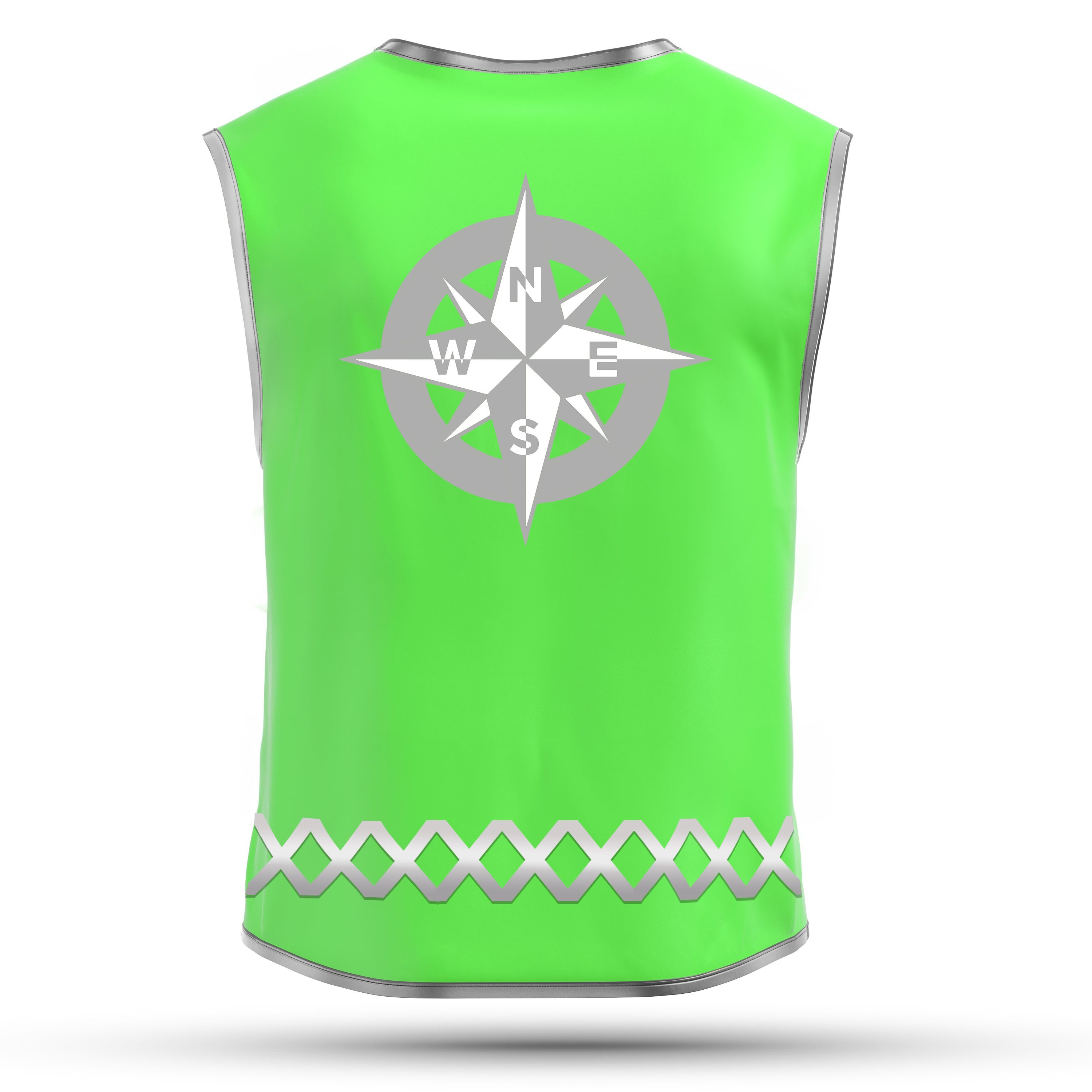 ReeFlexx Warnweste Solid Green Compass - Herrenwarnweste