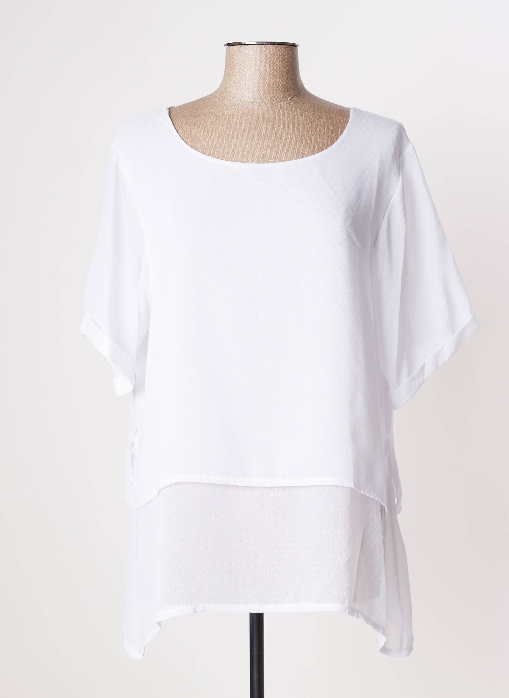 Multiples Tuniquemanchecourte Femme couleur blanc