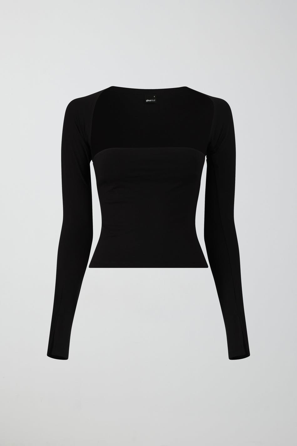 Soft touch square neck top
