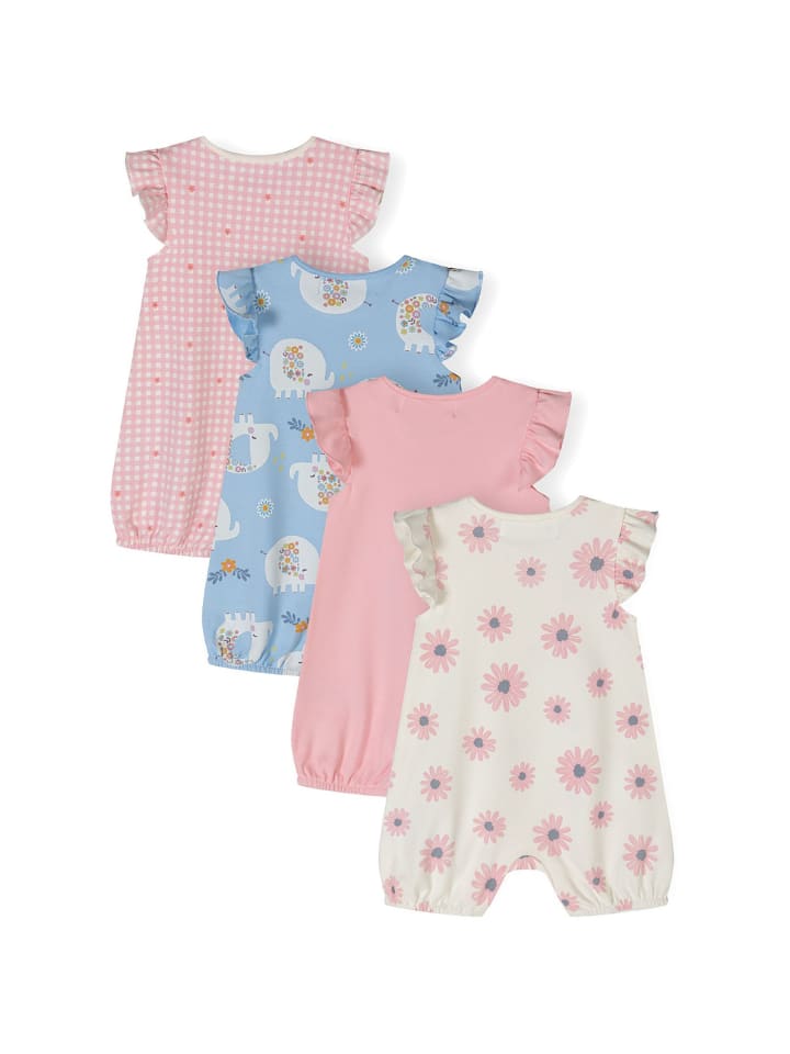 Minoti 4er. Set: Strampler 24babypack8 in hellpink günstig kaufen
