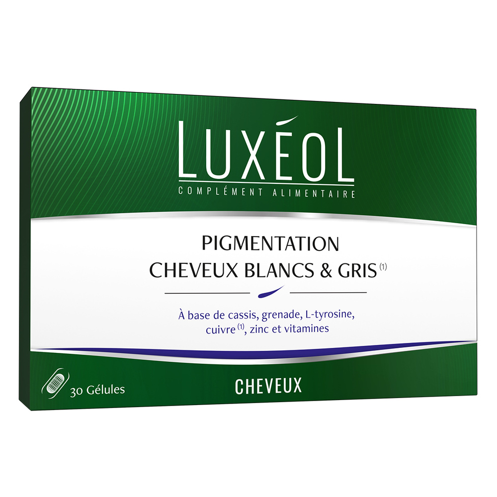 Luxéol Luxeol Pigmentation Cheveux blancs et gris Complément alimentaire