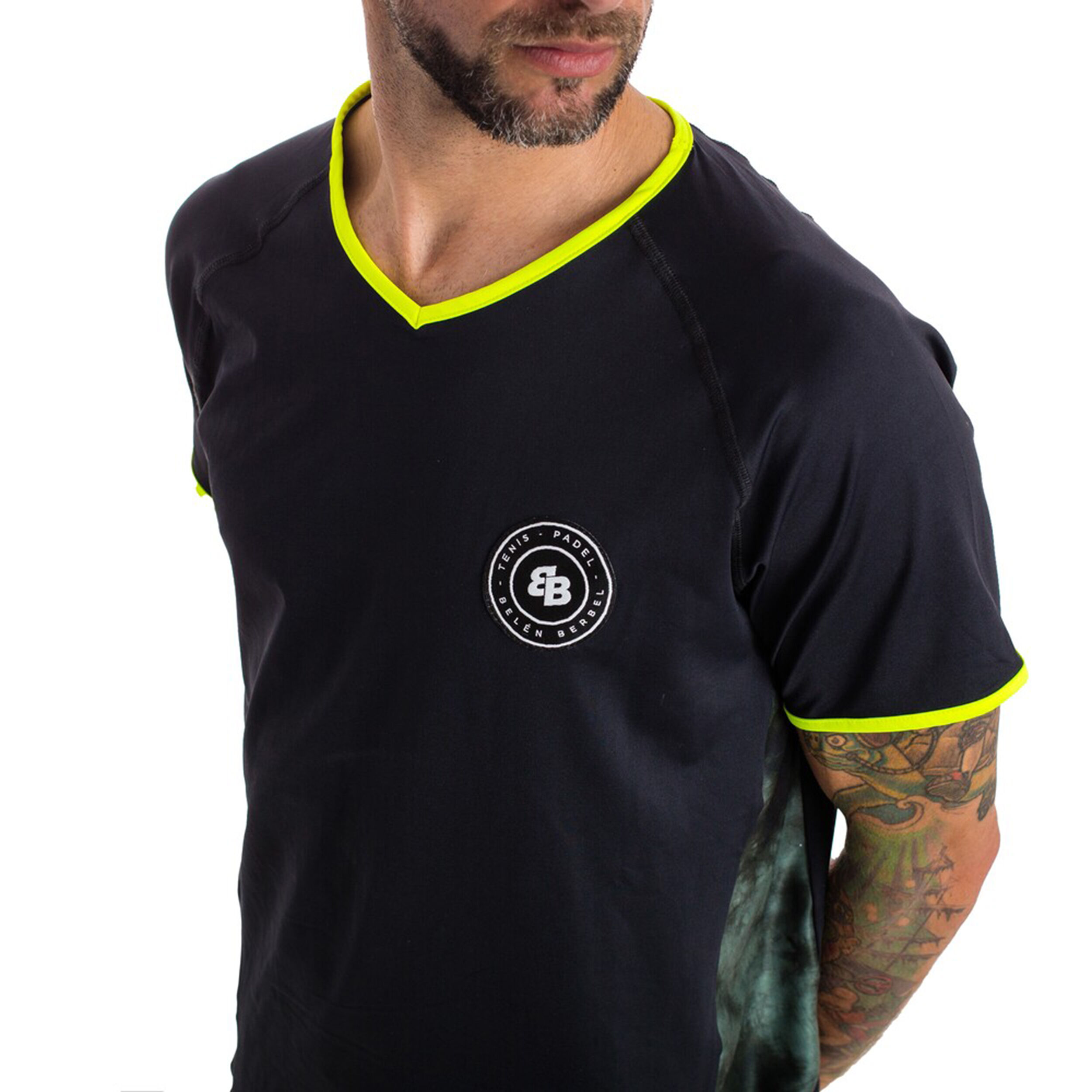 Hombre Reptil T-Shirt Herren - Schwarz, Gelb