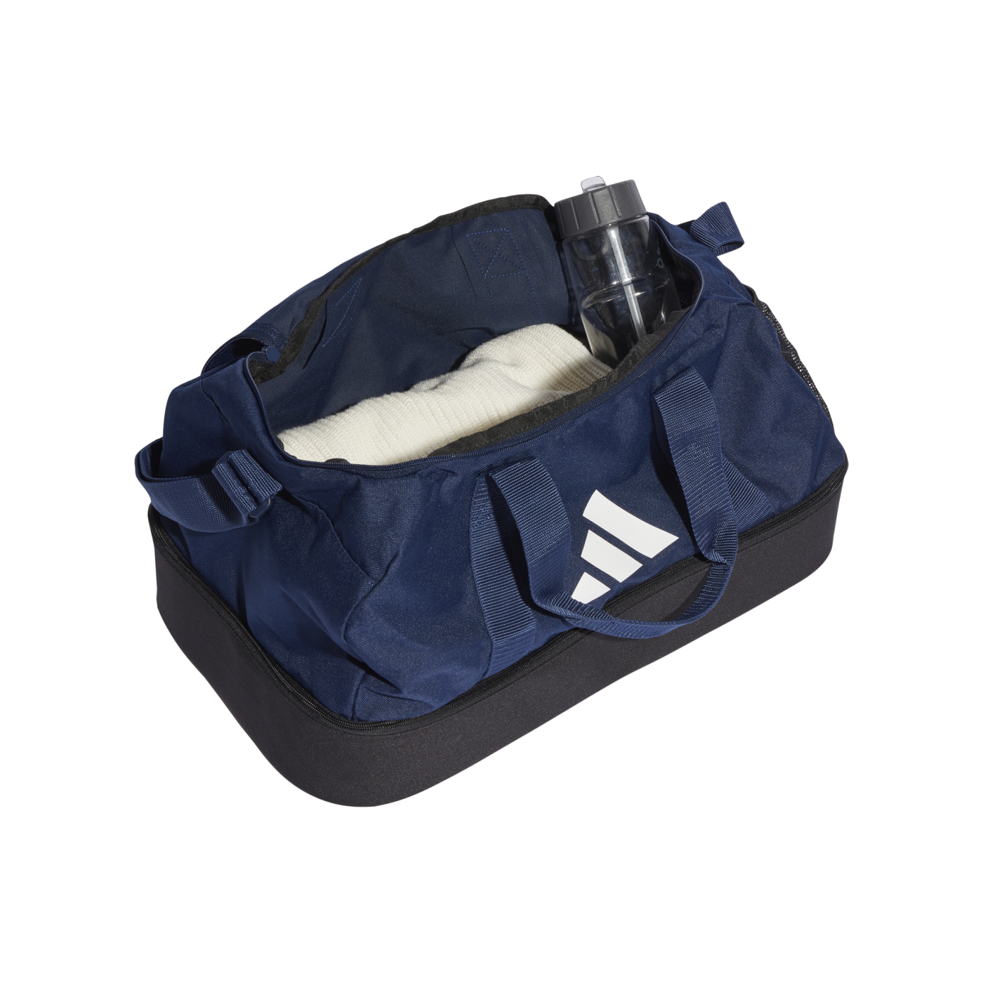 adidas Tiro League Duffel Bag Gr. S Blau Weiss