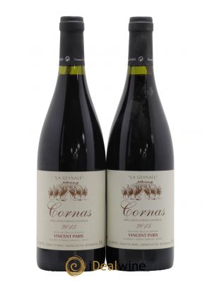 Cornas La Geynale Vincent Paris  2015 - Lot de 2 Bouteilles