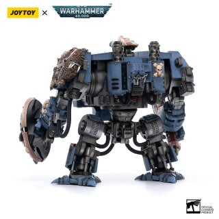 Warhammer 40k Actionfigur 1/18 Space Marines Space Wolves Venerable Dreadnought Brother Hvor 20 cm