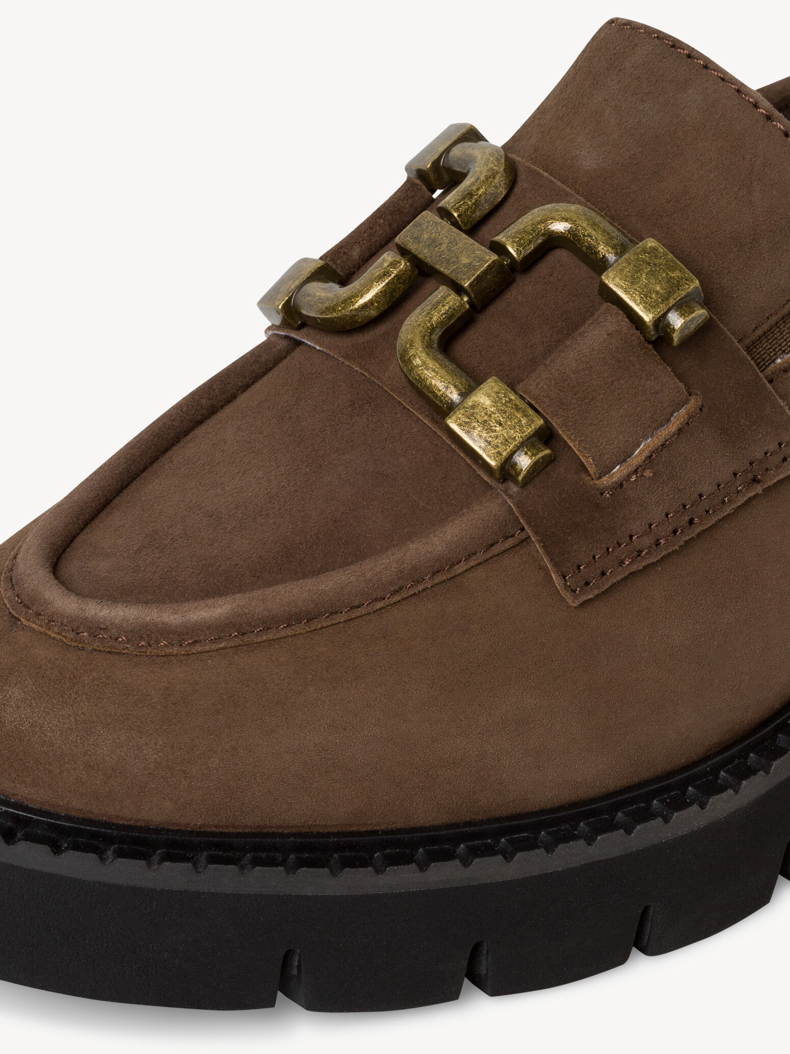 Slipper en cuir - marron