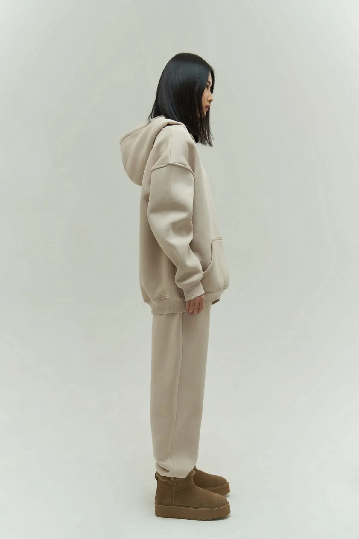 MAİ COLLECTİON  Trainingsanzug - Ecru - Oversized