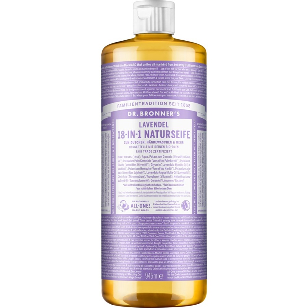 dr. bronners Lavender 18-in-1 Natural Soap soin du corps