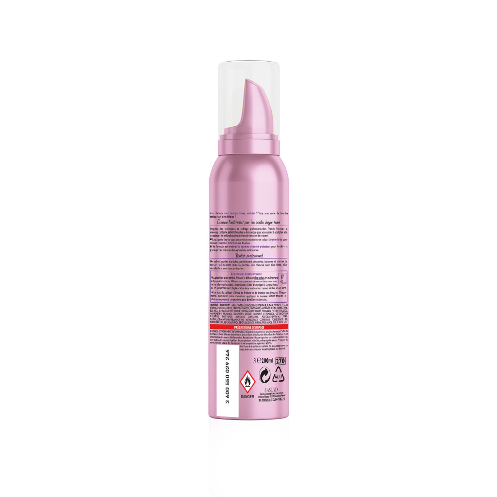 franck provost Sublim' Boucles Mousse Coiffante Longue Tenue pour Cheveux Bouclés