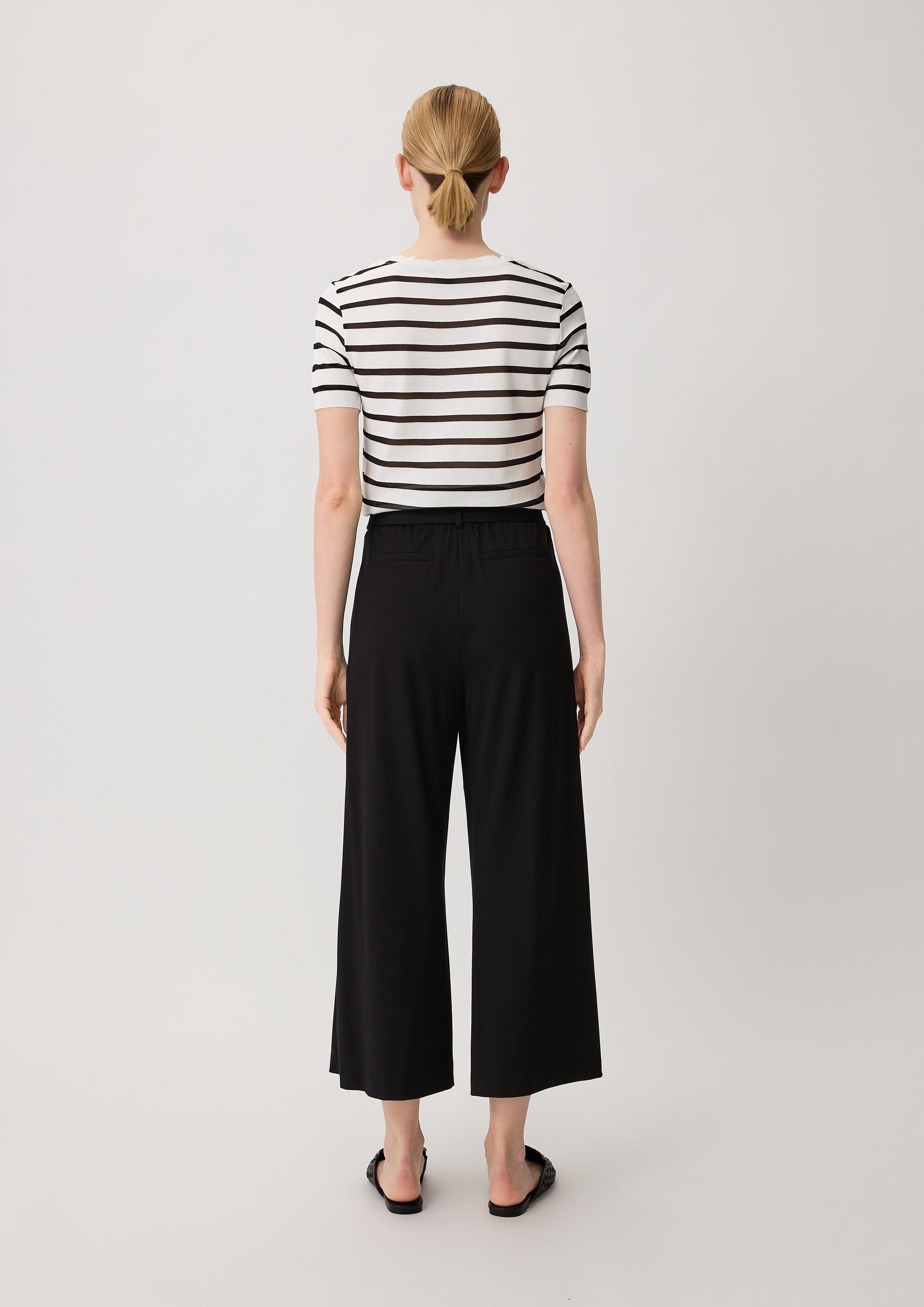 Loose: Hose aus Viskosemix - schwarz