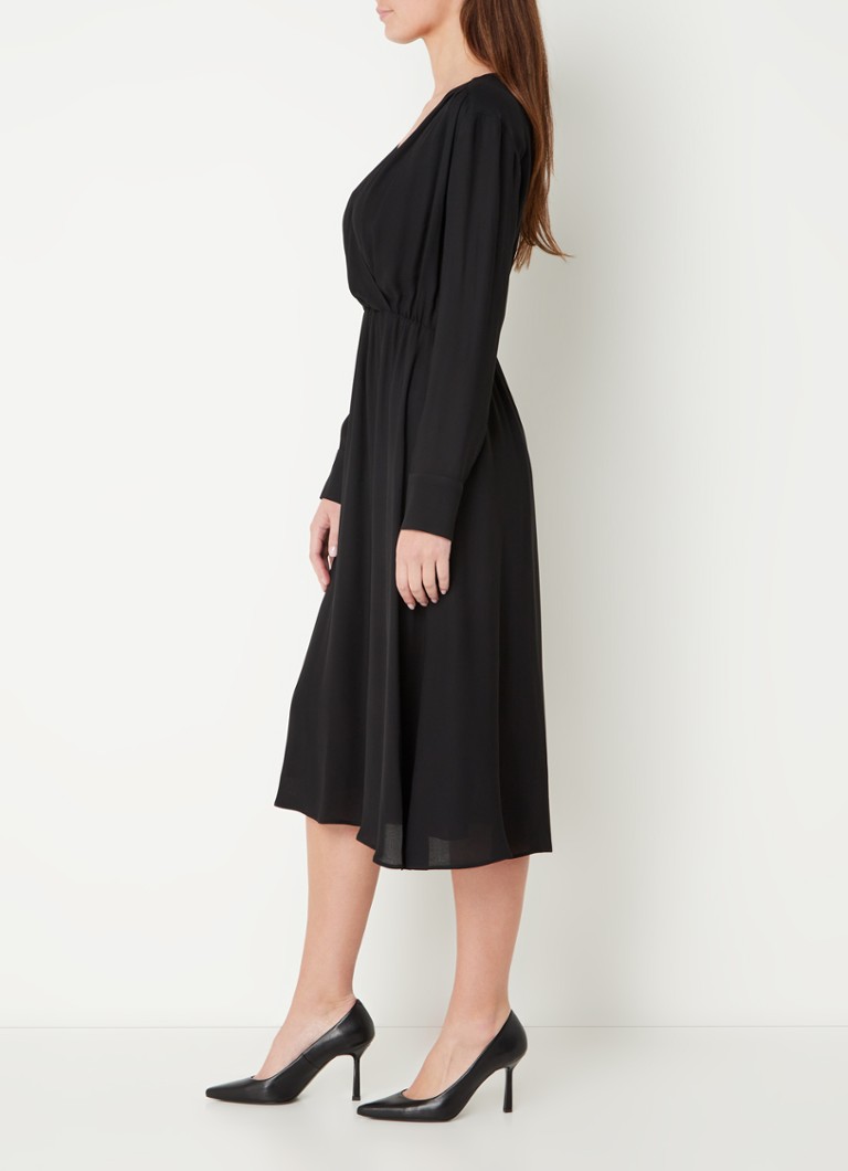 Vestido midi Dagatta de HUGO BOSS en tejido elástico.