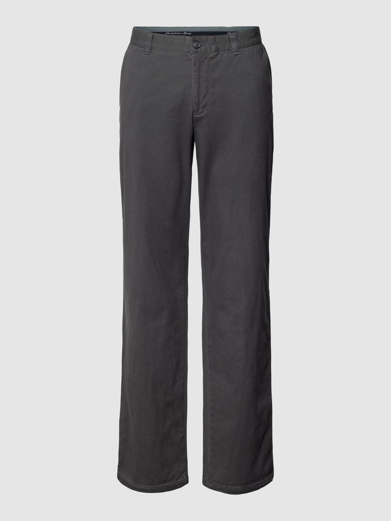 Hose im 5-Pocket-Design in dunkelgrau