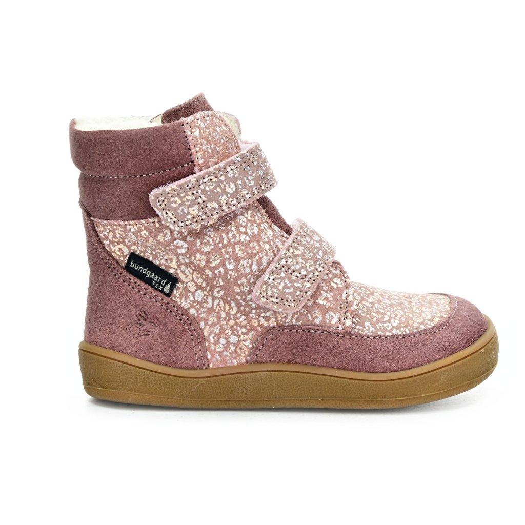 Bundgaard Basil Strap II Tex Rose Shell Winterbarfußschuhe