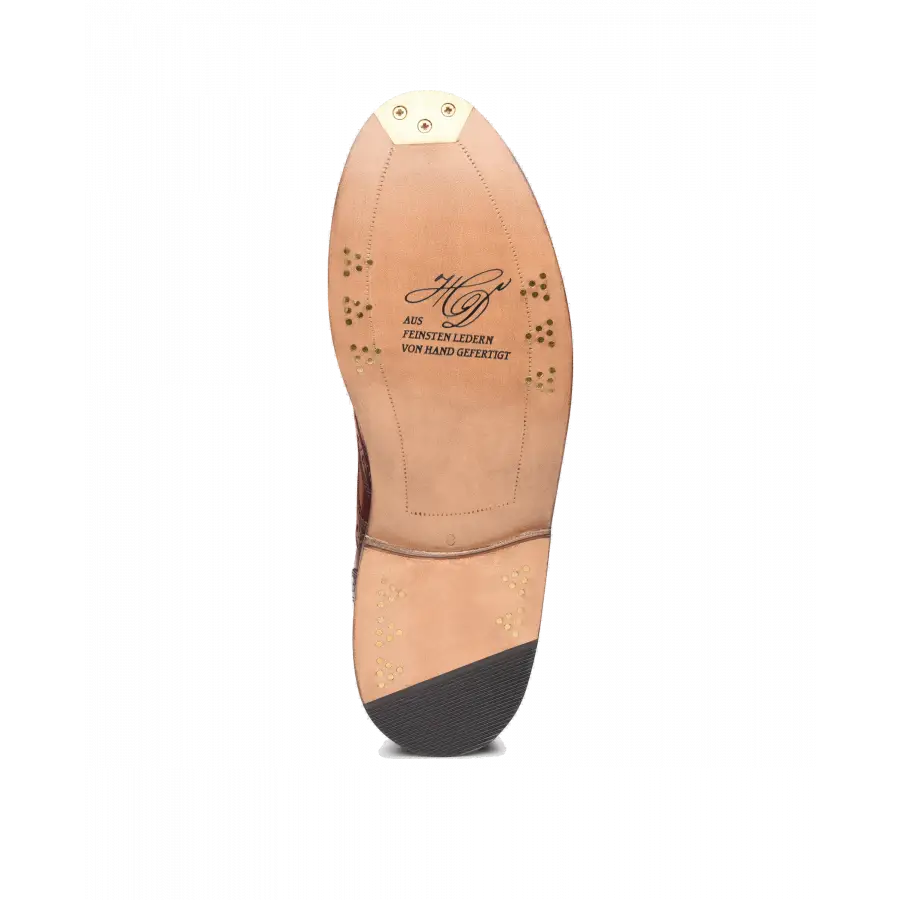 Heinrich Dinkelacker - Businessschuhe Derby RIO FULL-BROGUE TC Kalbsleder - braun