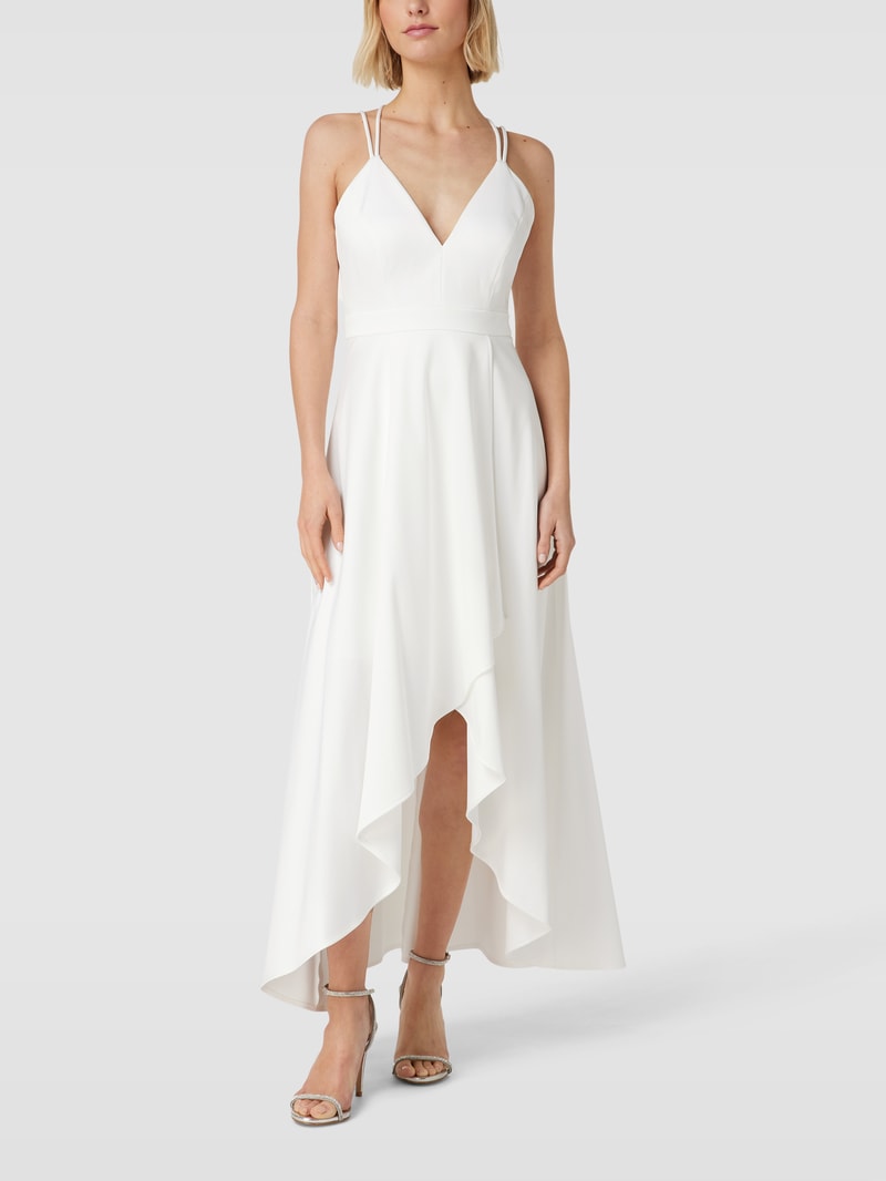 Brautkleid mit Herz-Ausschnitt in ecru