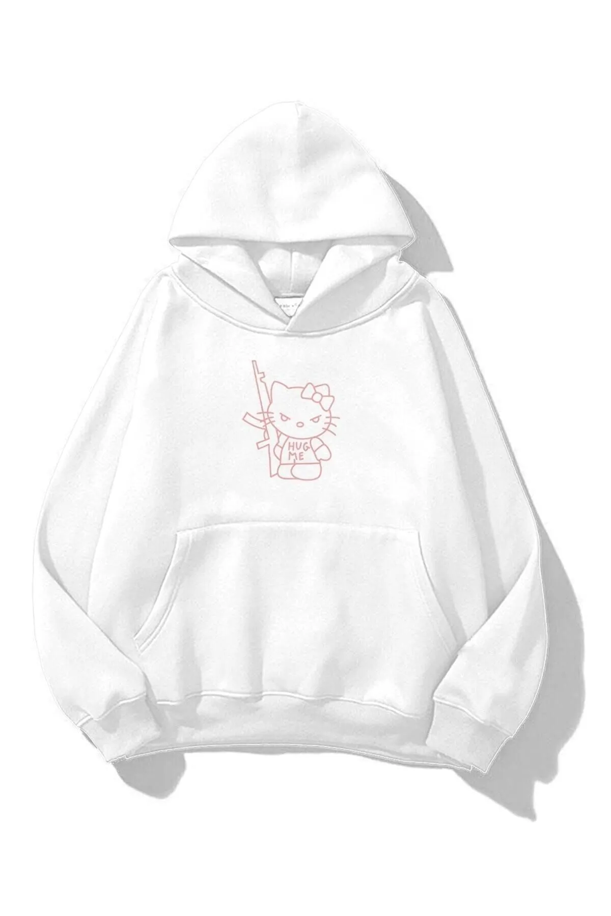Know  Unisex Hug Me Sweatshirt Weiß