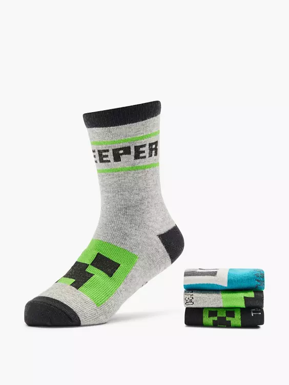 Minecraft 3er Pack Socken