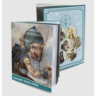 RPG Folio With Stickers Featuring: Chetney Pock O'pea From Critical Role