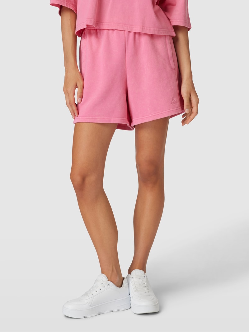 Shorts mit Label-Detail in pink
