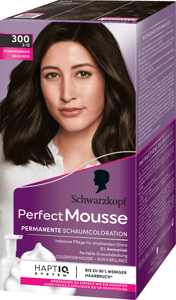 Haarfarbe Schaum 300 Schwarzbraun, 1 St
