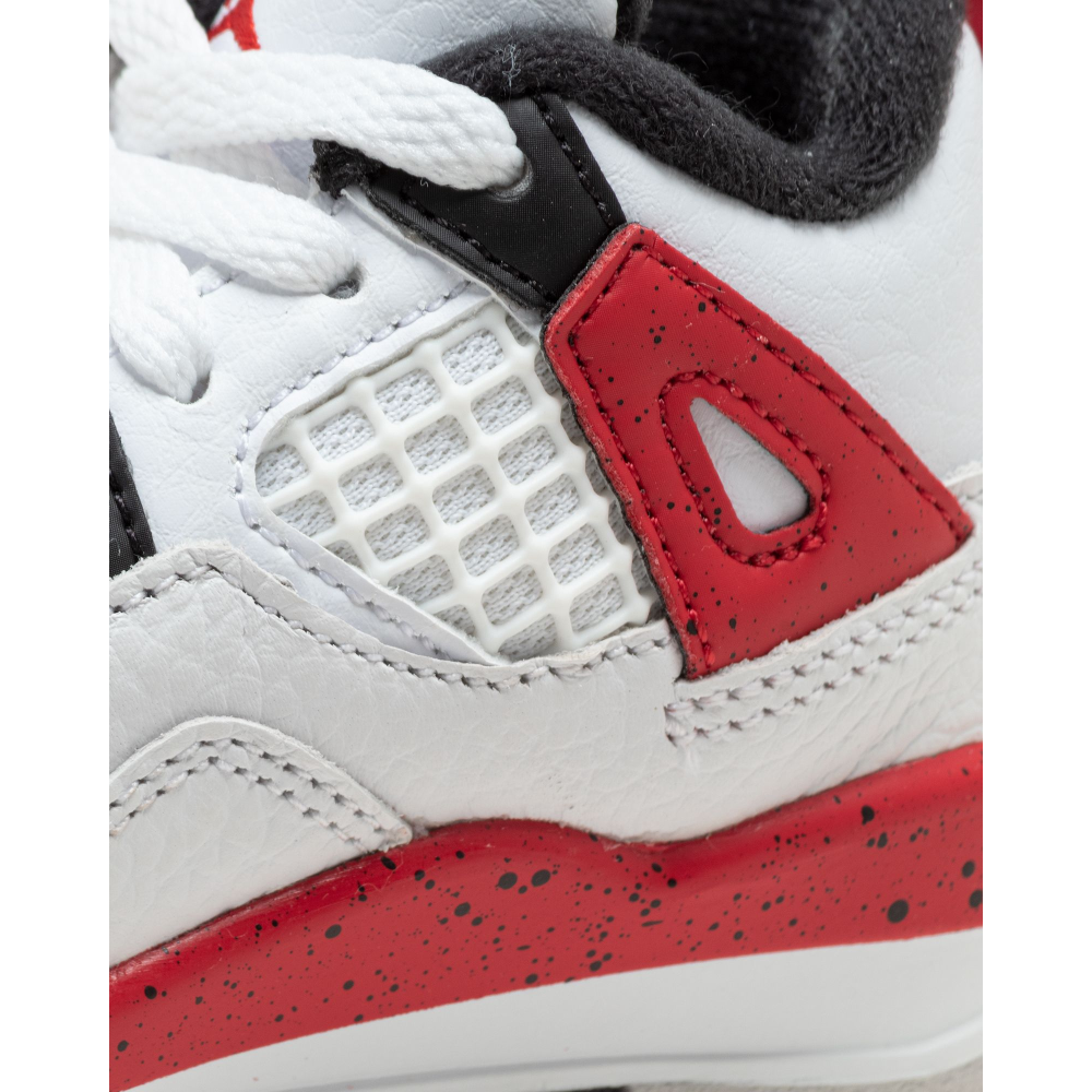 NIKE JORDAN 4 Retro Cement TD BQ7670-161 / weiss