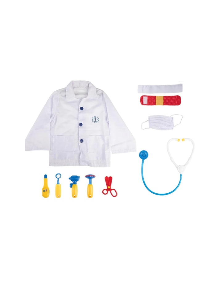Toi-Toys Doktor Verkleidungsset für Kinder mit Jacke und Zubehör 10teilig in mehrfarbig günstig kaufen onesize