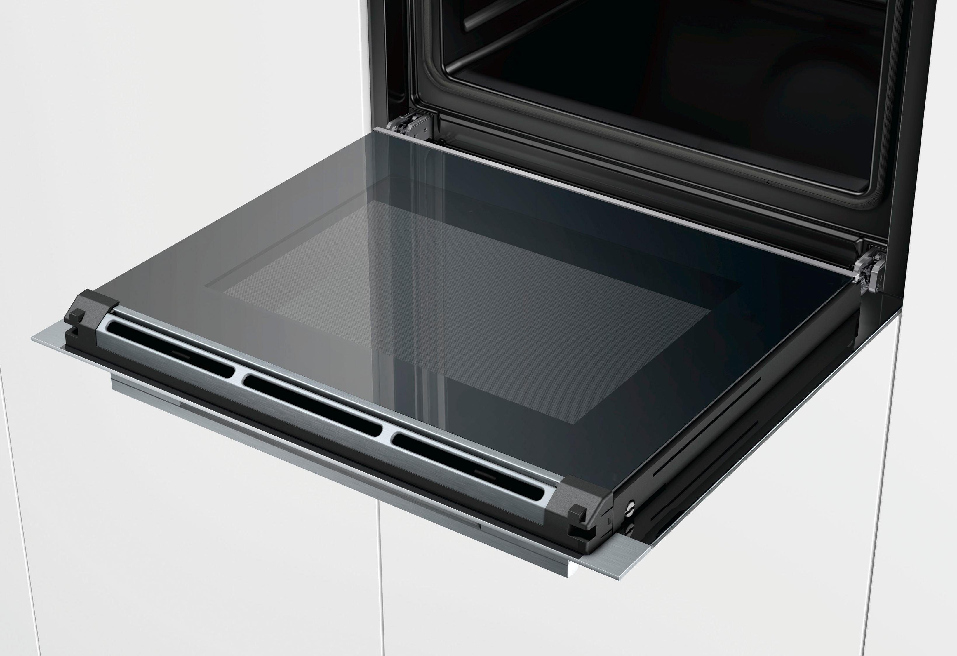 SIEMENS Pyrolyse Backofen HB678GBS6, mit Teleskopauszug nachrüstbar, Pyrolyse-Selbstreinigung