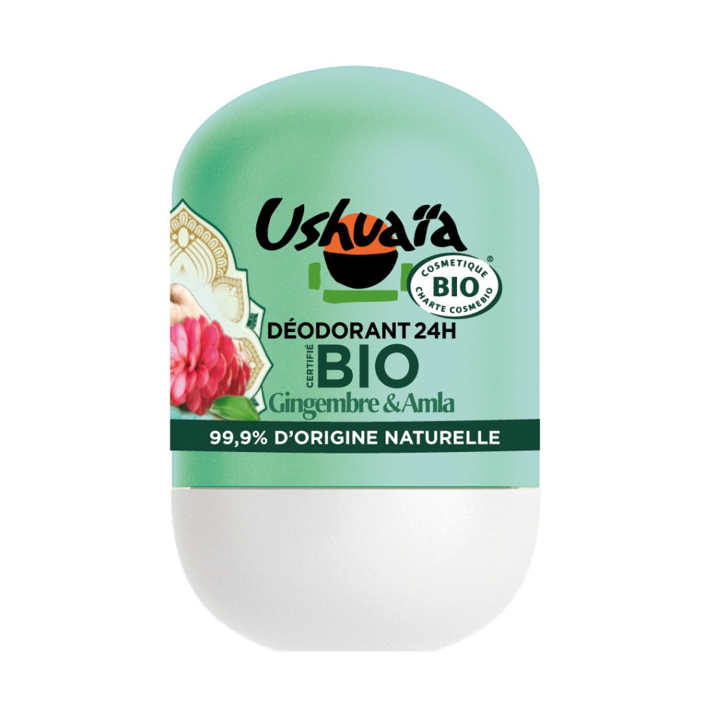 ushuaïa Ushuaia Bio Déodorant Bille Bio Gingembre & Amla Purifiant 24h
