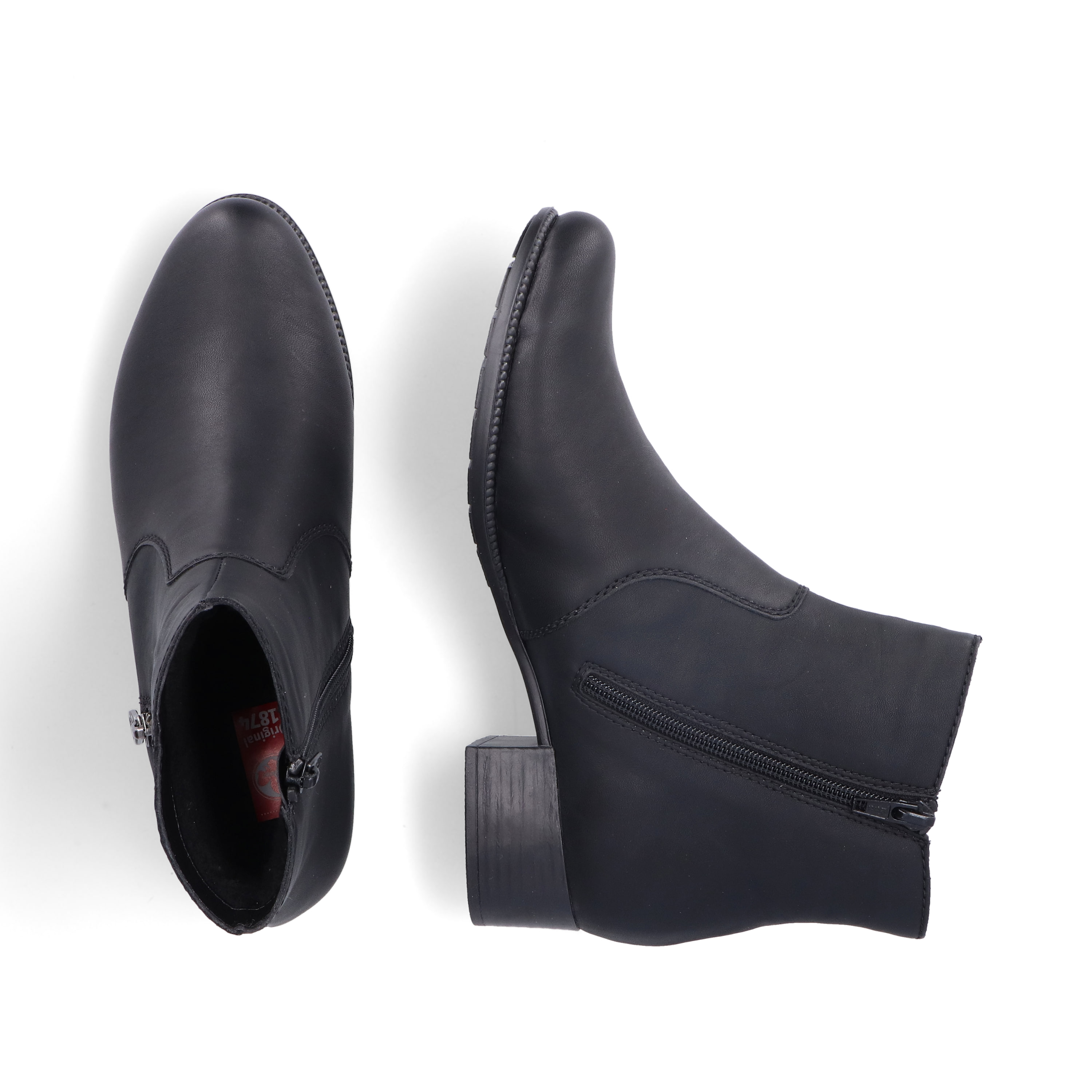 Rieker Damen Stiefeletten nachtschwarz