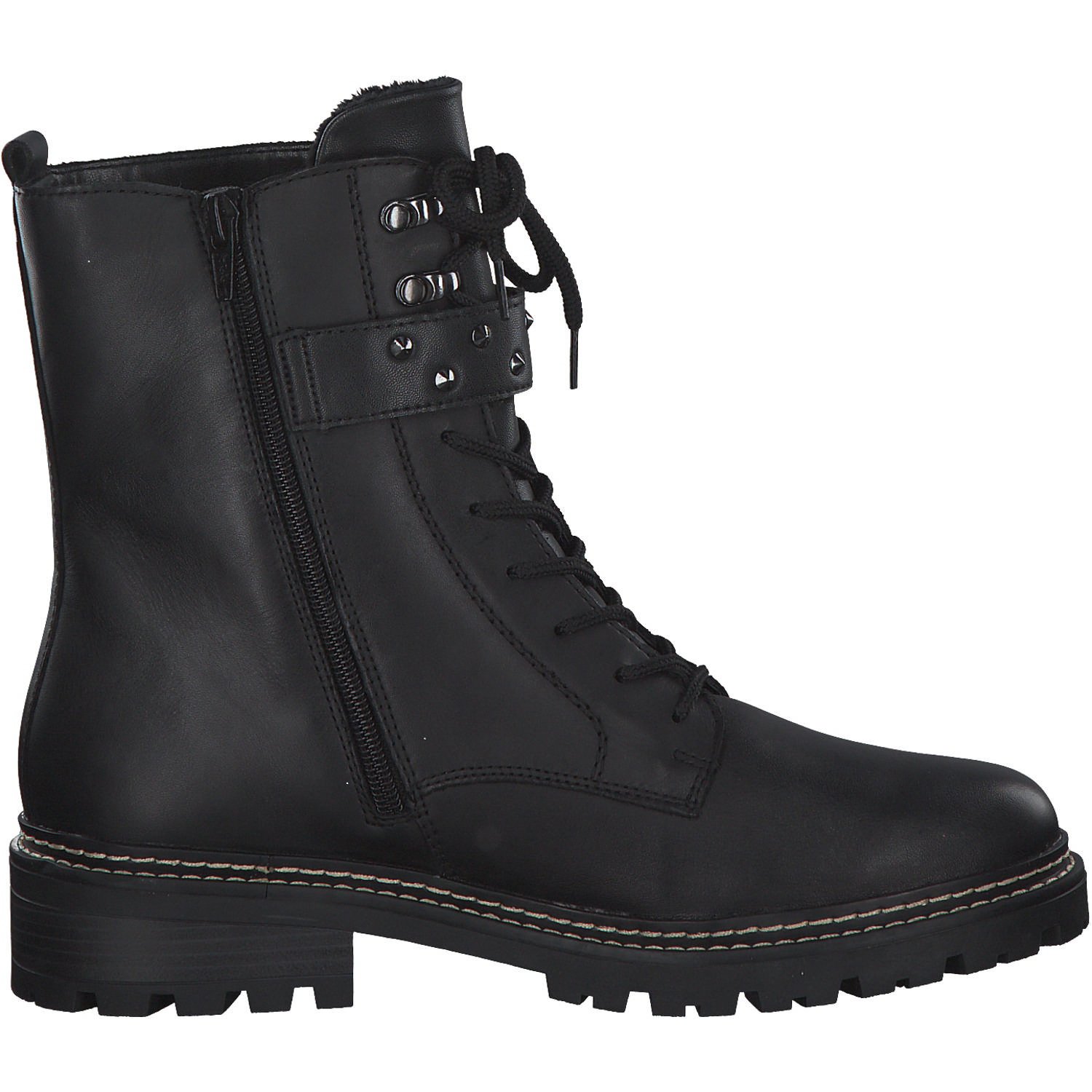 Remonte D0B73, Schnürstiefel, Damen, schwarz/schwarz