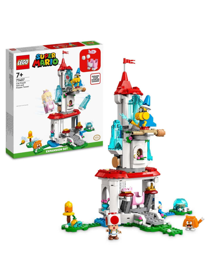 LEGO Super Mario Katzen-Peach-Anzug und Eisturm in Mehrfarbig ab 7 Jahre günstig kaufen onesize